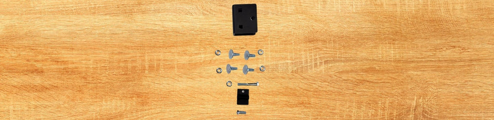 Installing the Clever Clamp System to mount and secure your 22-inch, 27-inch, or 32-inch closet rods with ease.