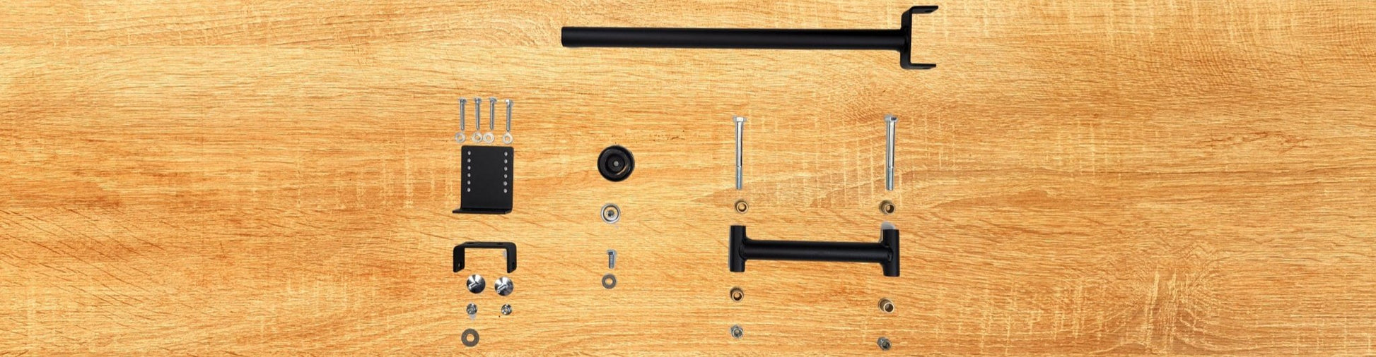 Close-up of 22-Inch Rotating Closet Rods for Easy Closet Organization