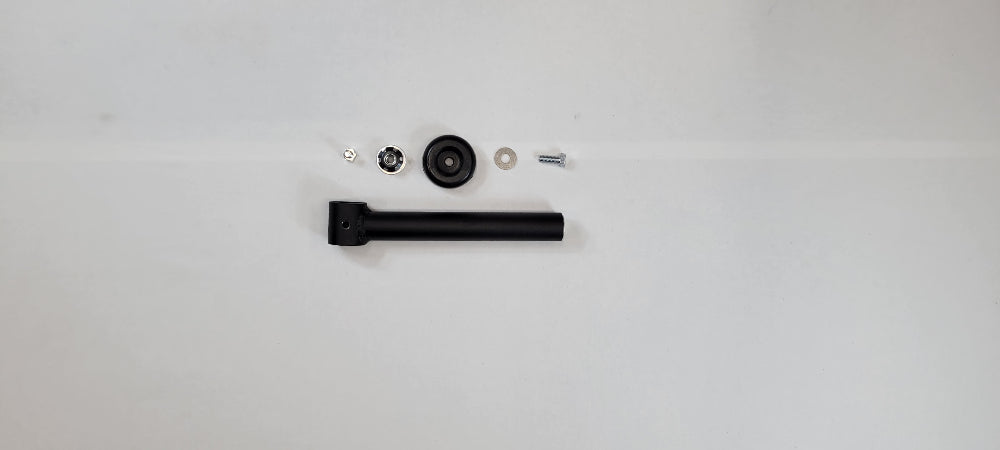 Set of  Perpendicular Closet Rod Kits with added shelving space behind Closet Rods.